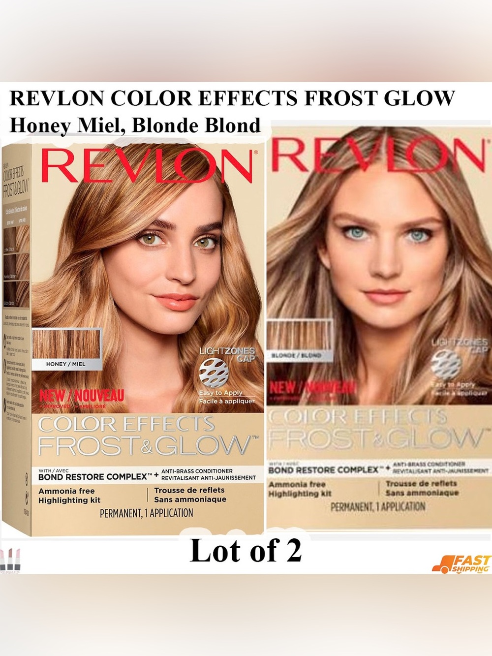 Revlon Blonde Hair Color Duo — Honey Blonde & Light Blonde